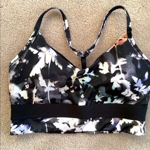 Nike indy floral sports bra